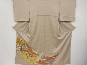 リサイクル　菊模様刺繍一つ紋色留袖